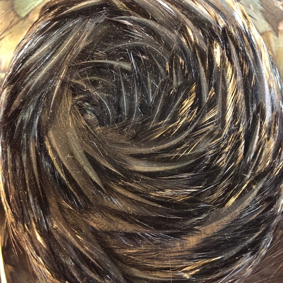 Circa 70’s ladies all feather brim hat. Fits most. - Picture 5 of 8